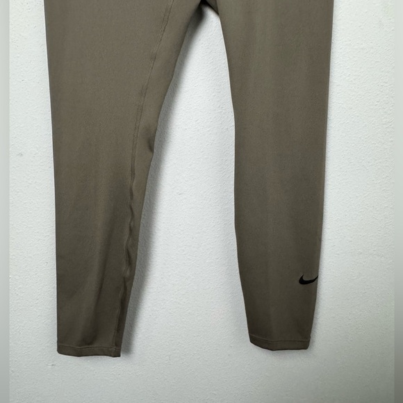 Nike One Women's High-Waisted Leggings (Maternity) in Olive Green Size Large/LP - Picture 5 of 12